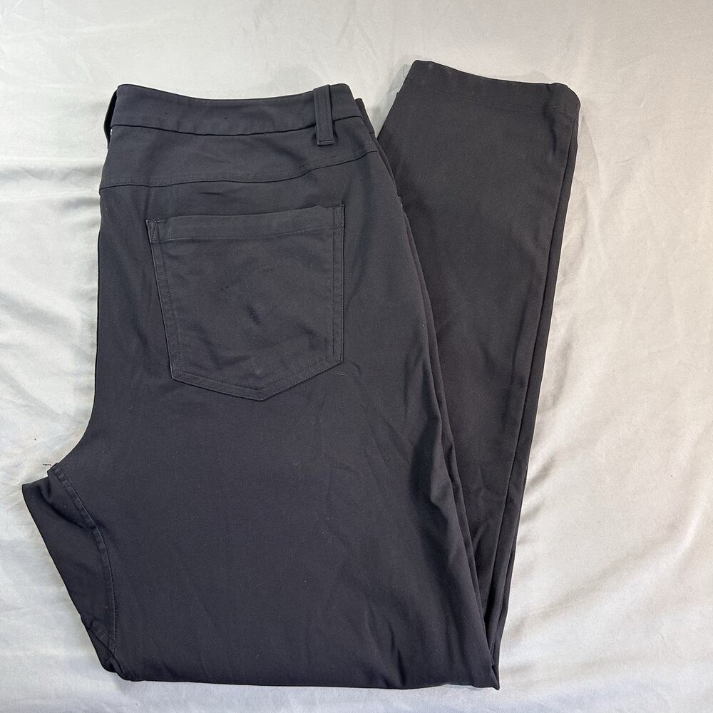 Lululemon ABC Slim-Fit Pant 30" *Warpstreme Men's black Dress pants size 34/30